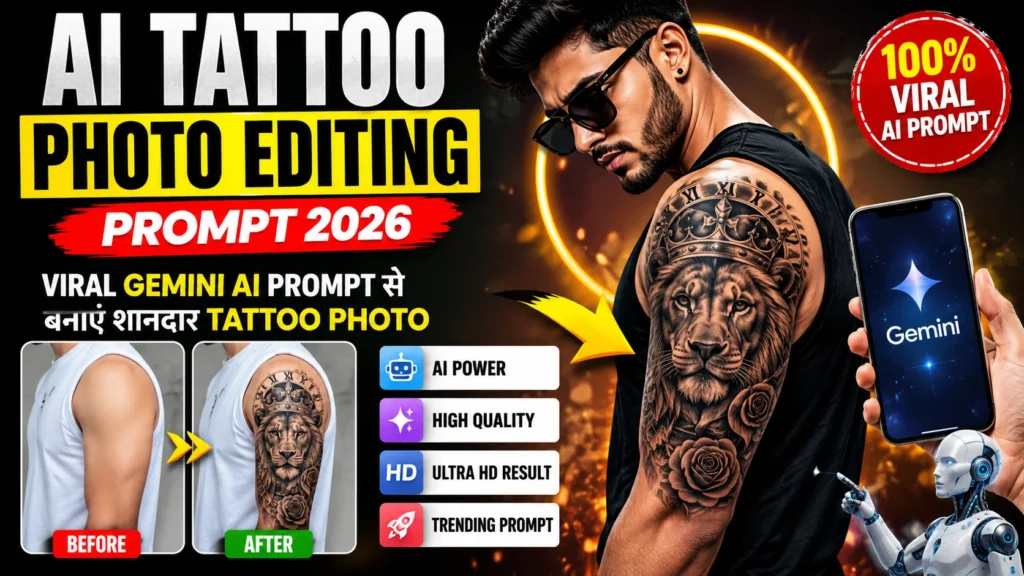 AI Tattoo Photo Editing Prompt