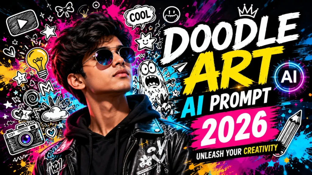 Doodle Art Style AI Photo Editing Prompt 2026