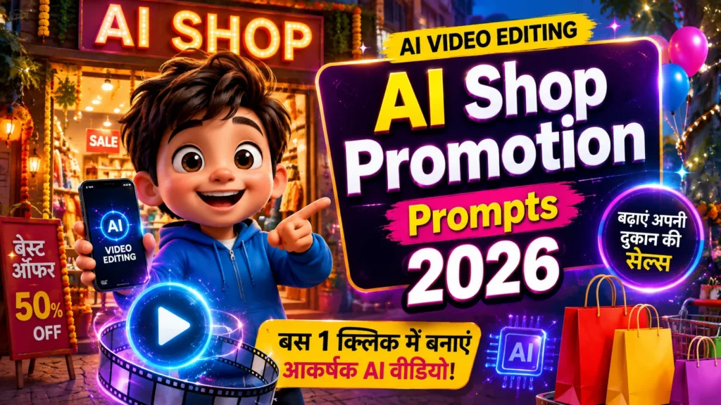 Chhota Bheem Shop Promotion AI Video Editing Prompts 2026