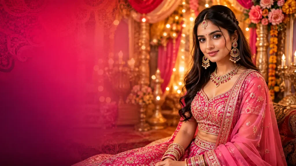 Girls Lehenga AI Photo Editing Prompt