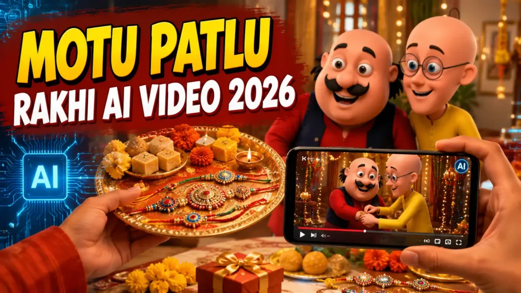 Motu Patlu Raksha Bandhan AI Video Prompt