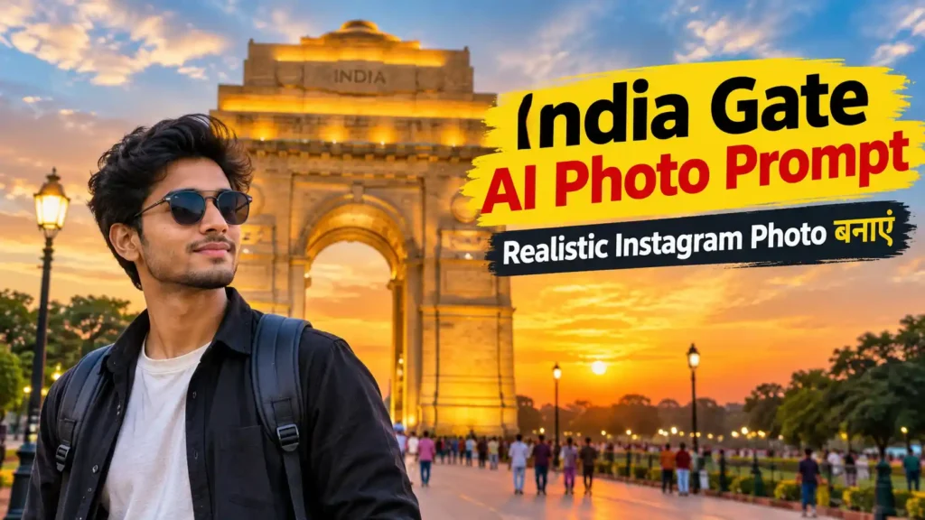 India Gate AI Photo Prompt
