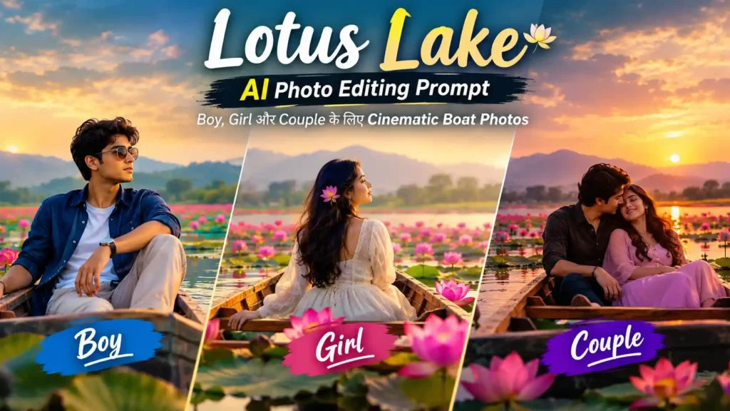 Lotus Lake AI Photo Editing Prompt
