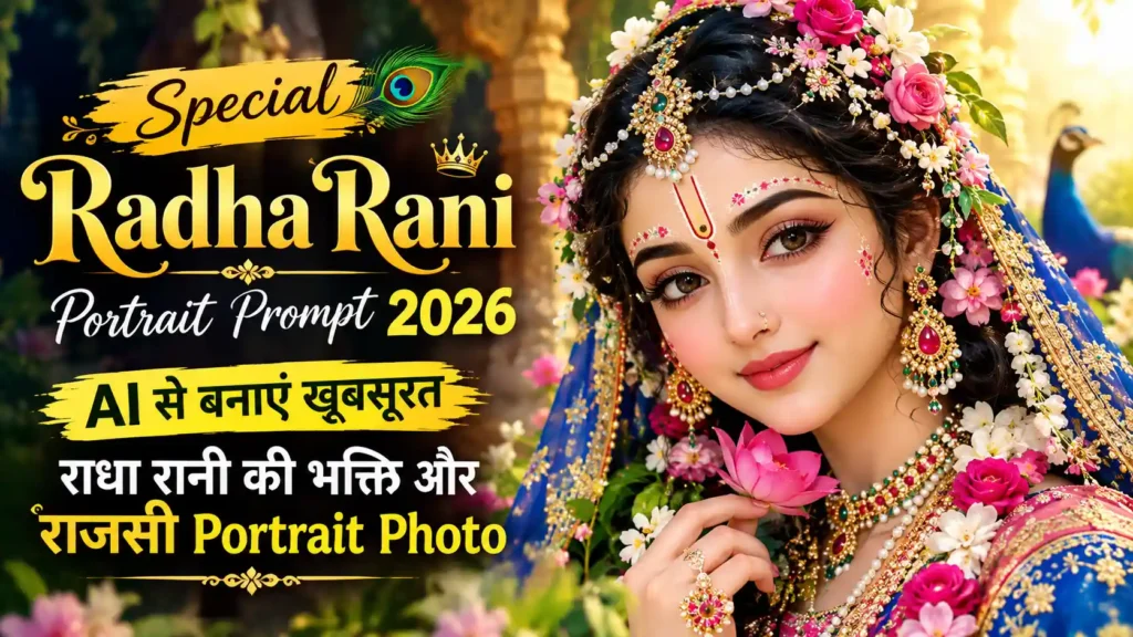 Special Radha Rani Portrait Prompt 2026